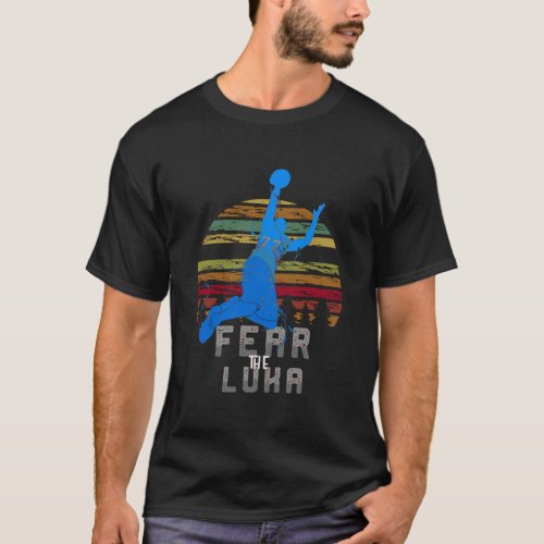 Best Basketball Fear The Luka Gift For The Dallas  T_Shirt