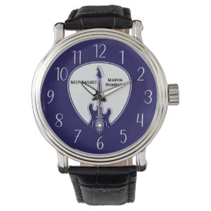 BEST BASSIST Bass Guitar Personalized Watch