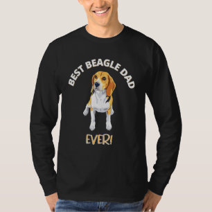 Best Beagle Dad Ever  Funny Dog Owner T-Shirt