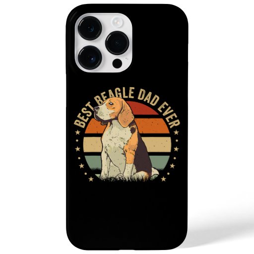 Best Beagle Dad Ever/ Sunset Beagle Dog  Case-Mate iPhone 14 Pro Max Case