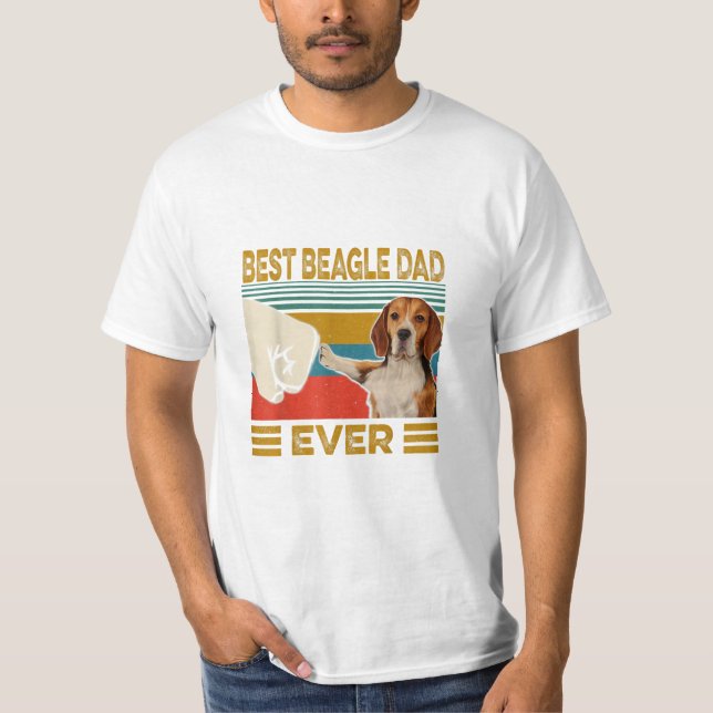 Best Beagle Dad Ever T-Shirt (Front)