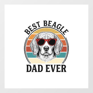 Best Beagle Dad Ever Vintage Beagle Shirt Design_1 Floor Decals