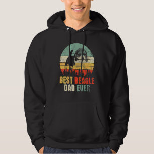 Best Beagle Dog Dad Ever Happy Day Father Daddy So Hoodie