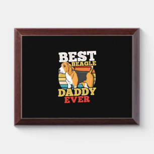 Best Beagle Dog Daddy Ever Award Plaque