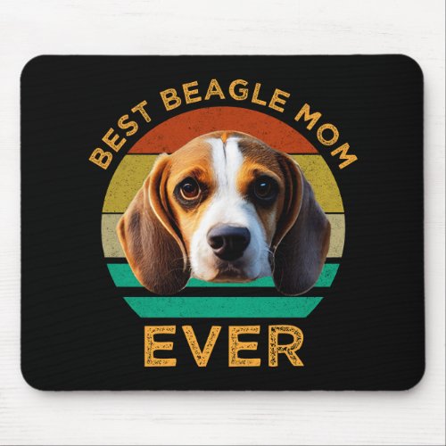 Best Beagle Mom Ever Mouse Pad