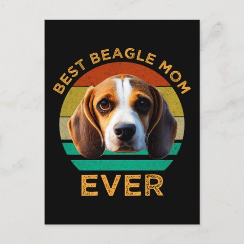 Best Beagle Mom Ever Postcard
