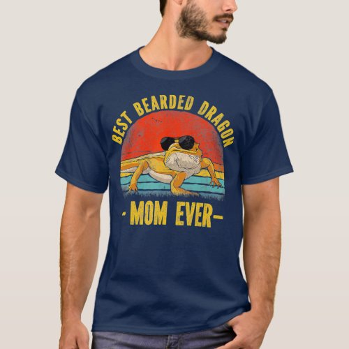 Best Bearded Dragon Mom Ever Retro Vintage T_Shirt