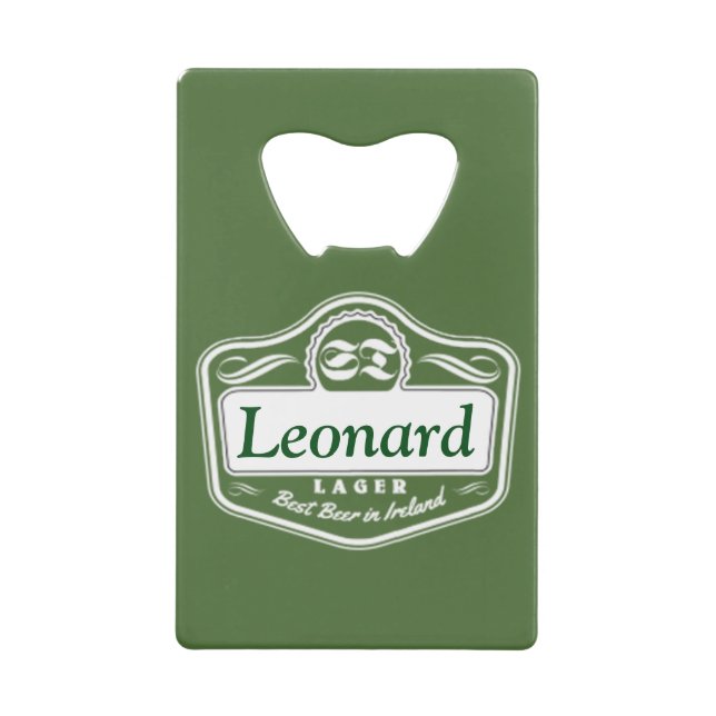 Best Beer Magnet Credit Card Bottle Opener (Front)