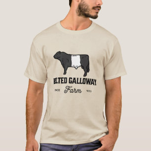 Best Belted Galloway Cattle Breed Badge Belties T- T-Shirt