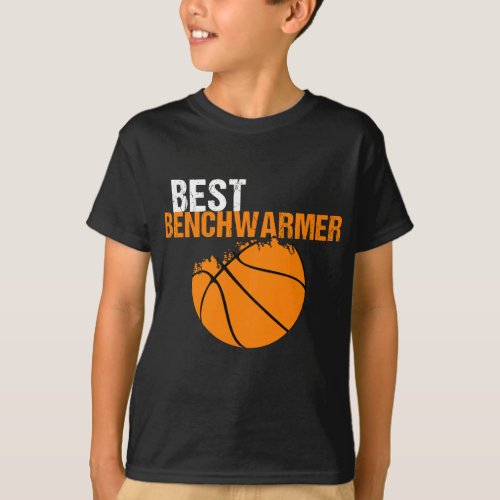 Best Benchwarmer Substitute Player Basketball T_Shirt