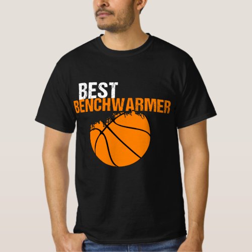 Best Benchwarmer Substitute Player Basketball T_Shirt