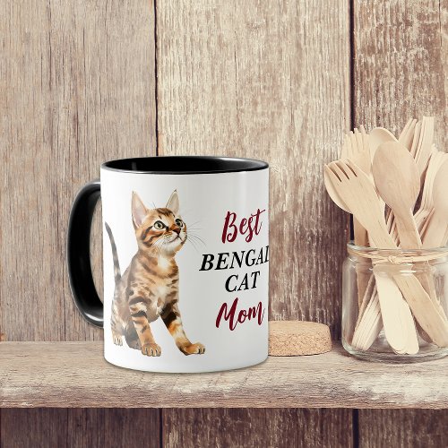 Best Bengal Cat Mom Mug