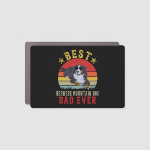 Best Bernese Mountain Dog Dad Car Magnet
