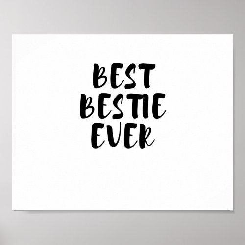 Best bestie poster