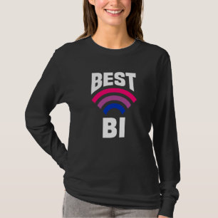 Best Bi Funny Bi Pride Flag Bisexual Premium T-Shirt