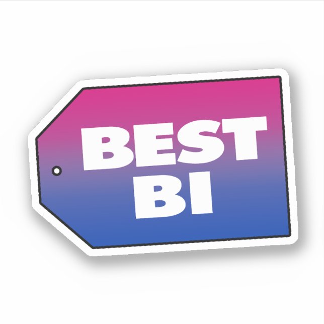 Best Bi Sticker (Front)