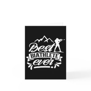 Best Biathlete Ever Sports Biathlons Biathlon 1  Card