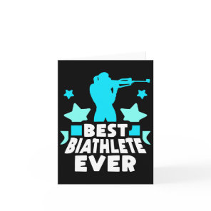 Best Biathlete Ever Sports Biathlons Biathlon  Card
