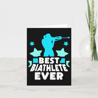 Best Biathlete Ever Sports Biathlons Biathlon  Card