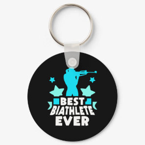 Best Biathlete Ever Sports Biathlons Biathlon  Keychain
