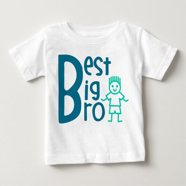 Best Big Bro Infant T-shirt (Front)