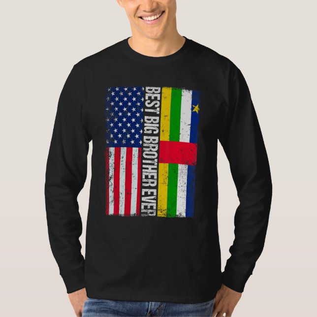 Best Big Brother Ever American Central African Rep T-Shirt (Front)