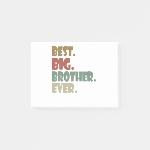 Best Big Brother Ever Older Sibling Teenager Gift Post_it Notes