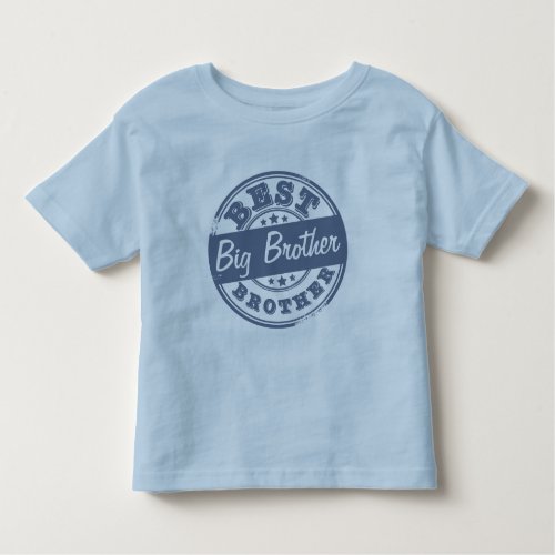 Best Big Brother _ rubber stamp effect _ Toddler T_shirt
