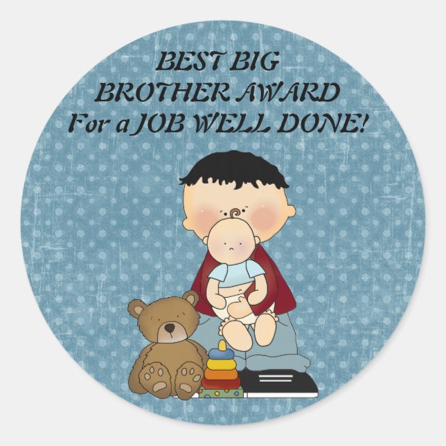 Best Big Brother sticker (Front)