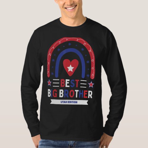 Best Big Brother Utah Edition Boys Older Sibling T_Shirt
