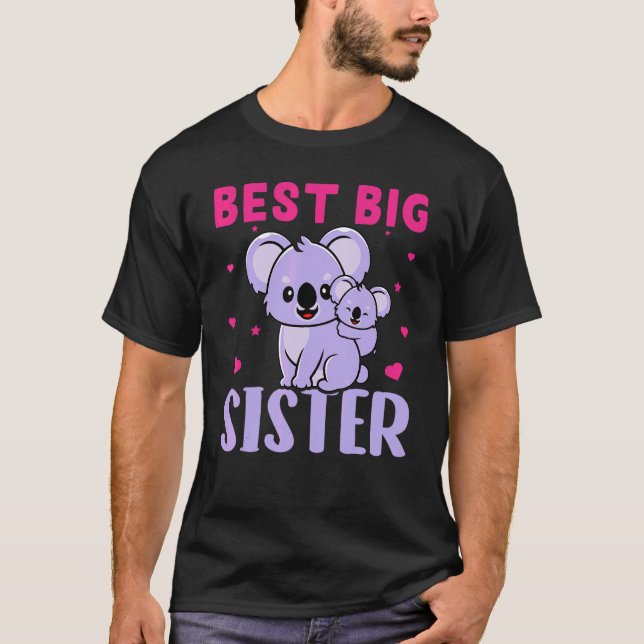 Best Big Sister 1 T-Shirt (Front)