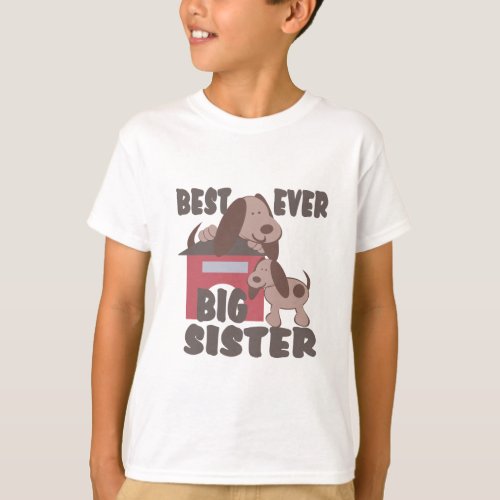 Best Big Sister Ever Doghouse T_Shirt