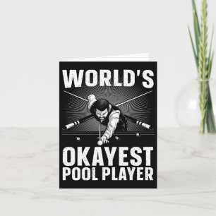 Best Billiards Art For Men Women Billiard 8 Ball P Card