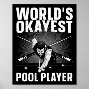 Best Billiards Art For Men Women Billiard 8 Ball P Poster
