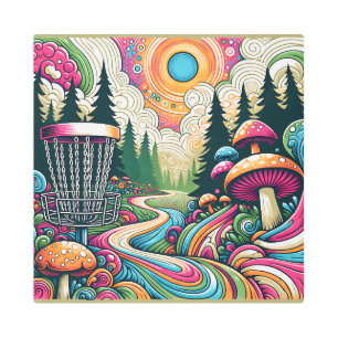 Best Birthday by Par Retro Disc Golf Metal Print