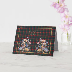 Best Birthday Wishes Quebec Provincial Tartan Card