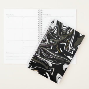 Best black and white abstract art, abstract paint planner