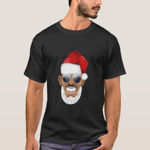 Best Black Hip Hop African American Santa Claus Ch T_Shirt
