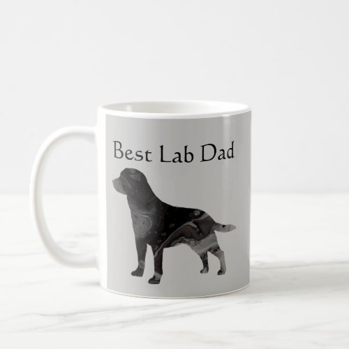 Best Black Lab Dad Coffee Mug Customize Labrador