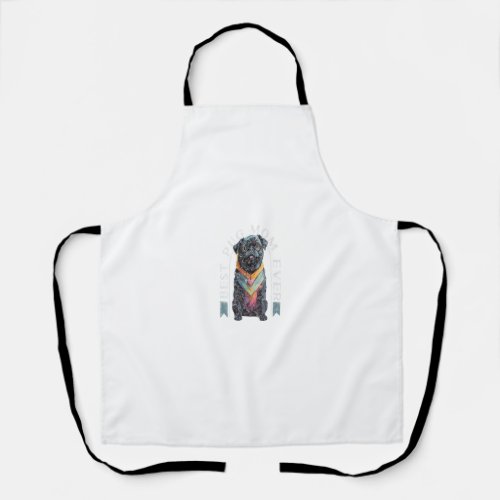 Best Black Pug Mom Ever Pugs Owner Pug Lovers Pug  Apron