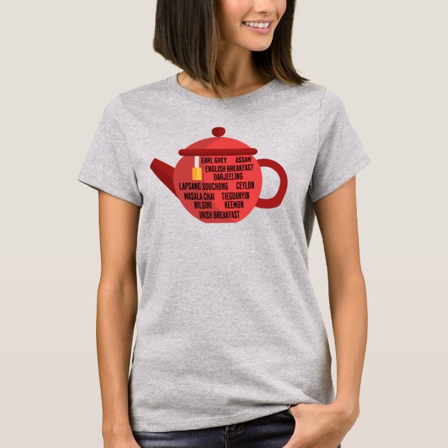 Best Black Teas Teapot T-Shirt (Front)