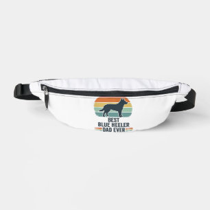 Best Blue Heeler Dad Ever Vintage Dog Shirt Design Fanny Pack