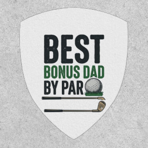 Best Bonus Dad by Par Golf Shirt Design_1 Patch