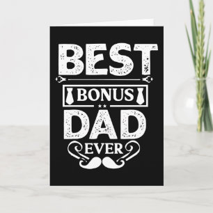 Best Bonus Dad Ever Card