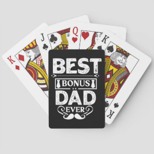 Best Bonus Dad Ever Poker Cards