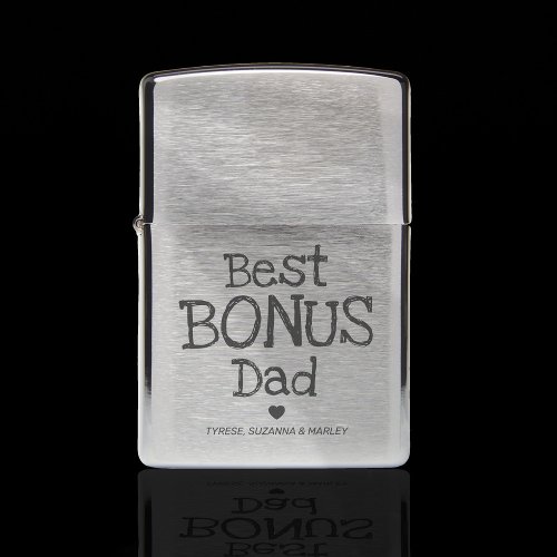 Best Bonus Dad Stepfather Zippo Lighter