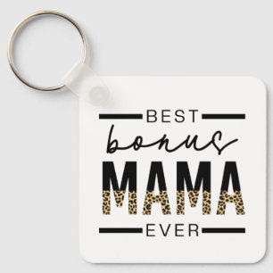 Best Bonus Mama Ever Gifts for Stepmom Keychain