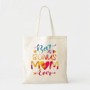 Best Bonus Mom Ever Tie Dye For Mother's Day Tote Bag