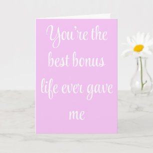 Best Bonus Mom Love Quote Heartfelt Card