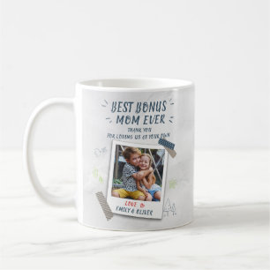 Best Bonus Mom Mothers Day Stepmom Photo Coffee Mug